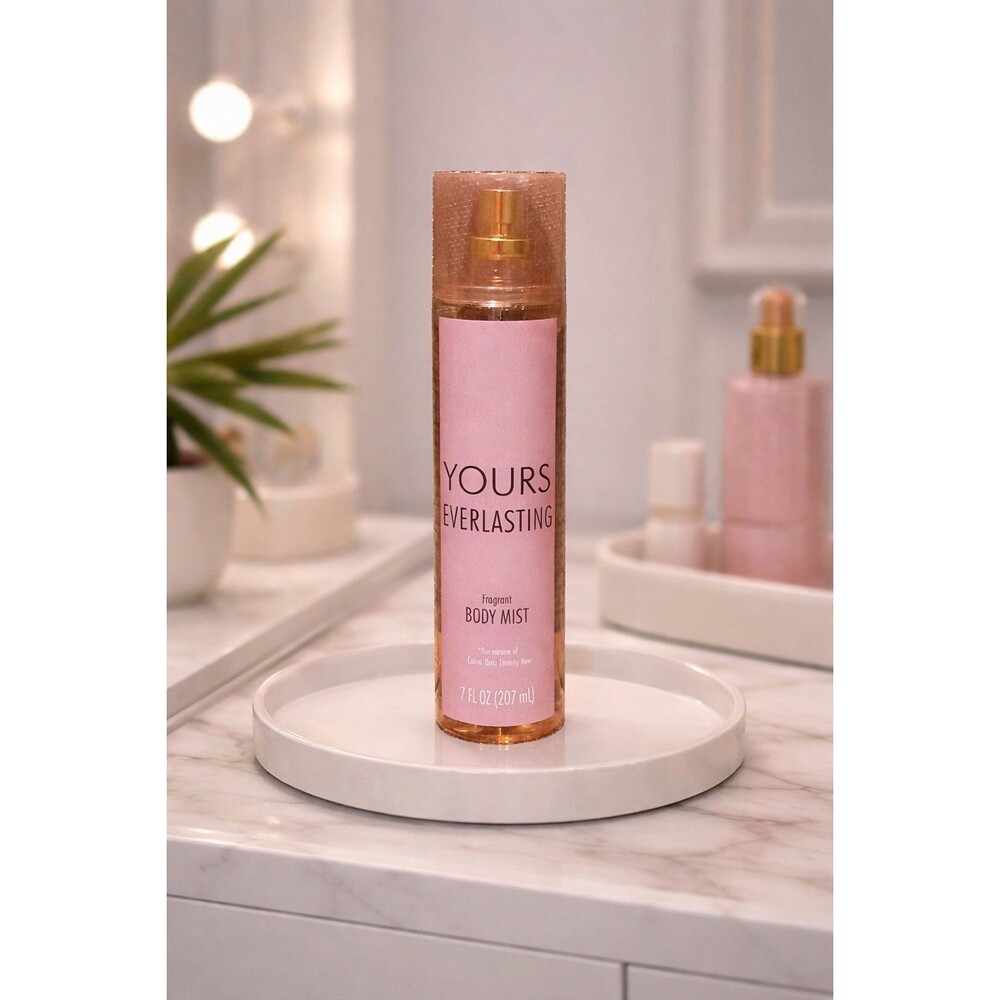 Yours Everlasting Fragrant Body Mist Spray 7 fl oz Pink Bottle Long Lasting